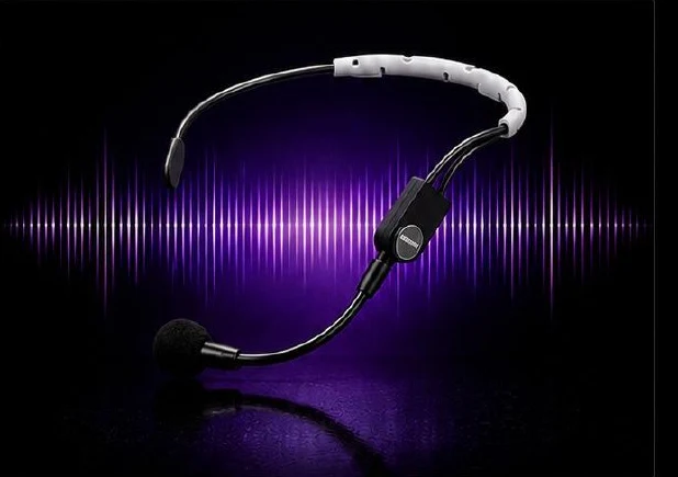 Wireless headset microphone